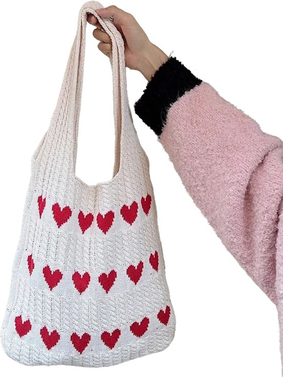 Gebreide strandtas LoveSummer