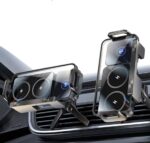 Verstelbare telefoonhouder met oplader