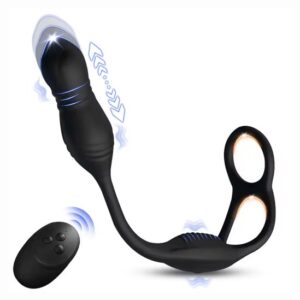 Anale vibrator met cockring