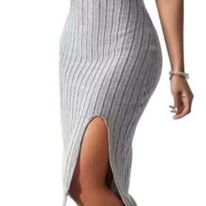 Zomerse jurk met V-split