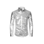 Glitter overhemd - Zilver