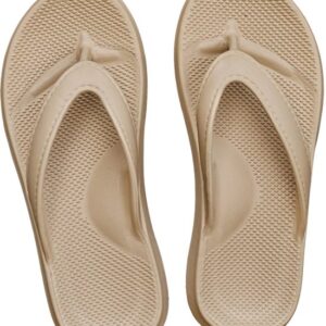 Teenslippers kunst leer - Wit