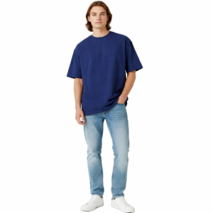 Stiffy Oversized Shirt Donker Blauw