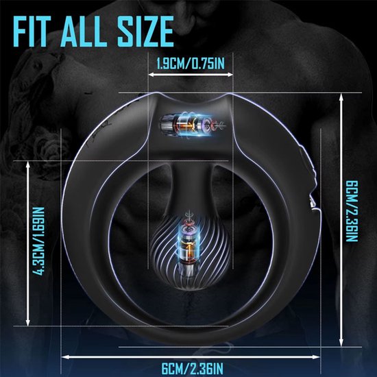 Cockring Vibrator - Afbeelding 3