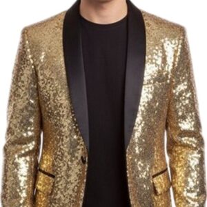 Gouden Glitter Colbert Blazer