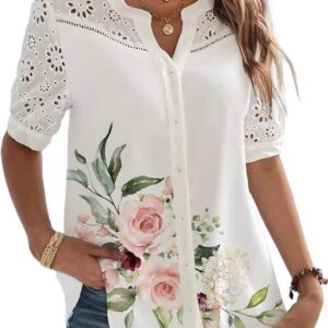 Elegante dames blouse Wit