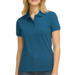 Dames Polo Shirt Lichtblauw