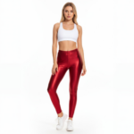 Glanzende Legging Rood