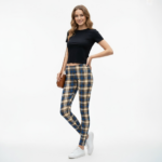 Casual Legging Geel Blauw