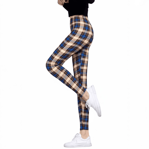 Casual Legging Geel Blauw - Afbeelding 3