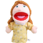 Handpop met Bewegende Mond