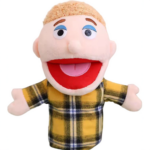 Handpop met Bewegende Mond