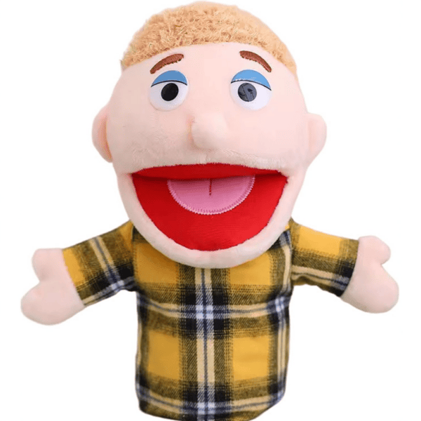 Handpop met Bewegende Mond