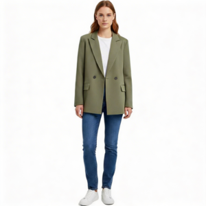 Oversized Blazer Colbert Groen