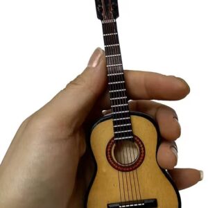 Schaalmodel Gitaar met Koffer en Houder