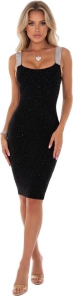Jurk met Glitter Effect