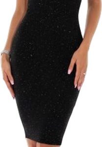Jurk met Glitter Effect