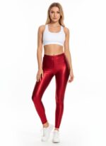 Glanzende Legging Rood