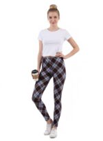 Casual Legging Zwart Rood
