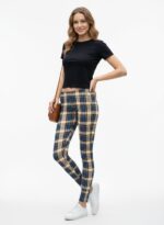 Casual Legging Geel Blauw