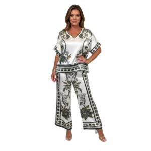 Satijnen Look Lounge Kledingset