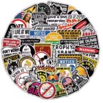 Grappige Bouwvakker Stickerset