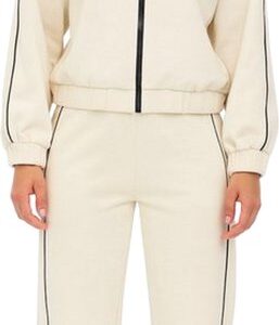 Trendy Trainingspak beige