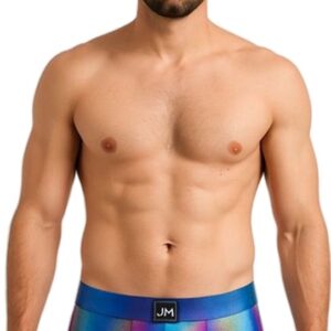 Kleurrijke strakke heren boxershort