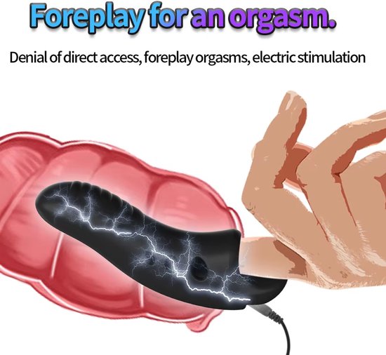 E-stim vinger vibrator - Afbeelding 2
