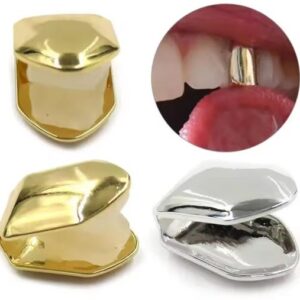 Gouden en zilveren tand