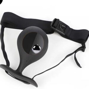 Draagbare buttplug met verstelbare riem