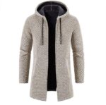 Extra lang Vest met Capuchon