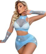 Transparante erotische lingerie set