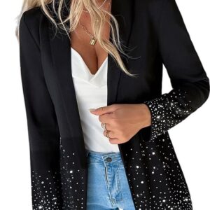 Zwarte Blazer met Glitters