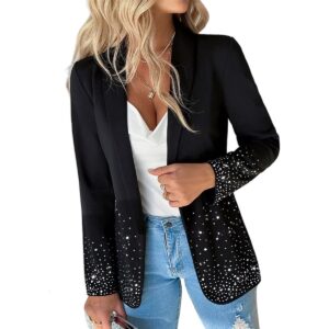 Zwarte Blazer met Glitters