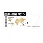 5 x Vliegticket Kado Kraskaart 
