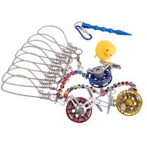 Blauwe visstringer set