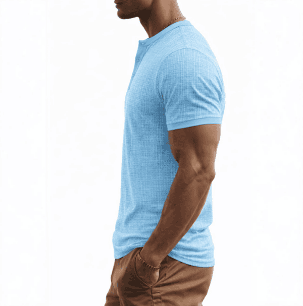 Ademende modieuze heren polo shirt - Afbeelding 3