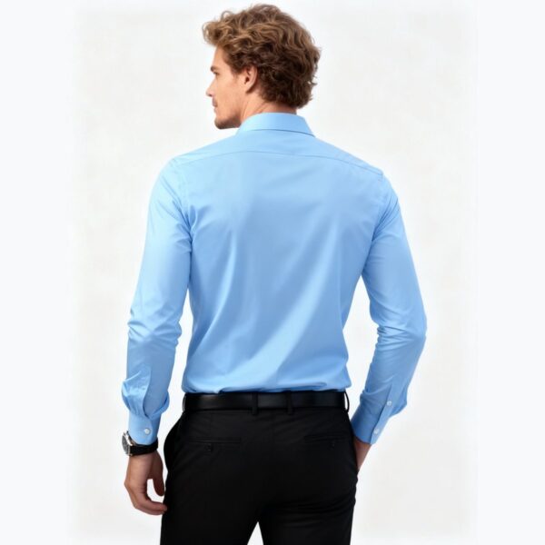 Modern fit Overhemd Lichtblauw - Afbeelding 2