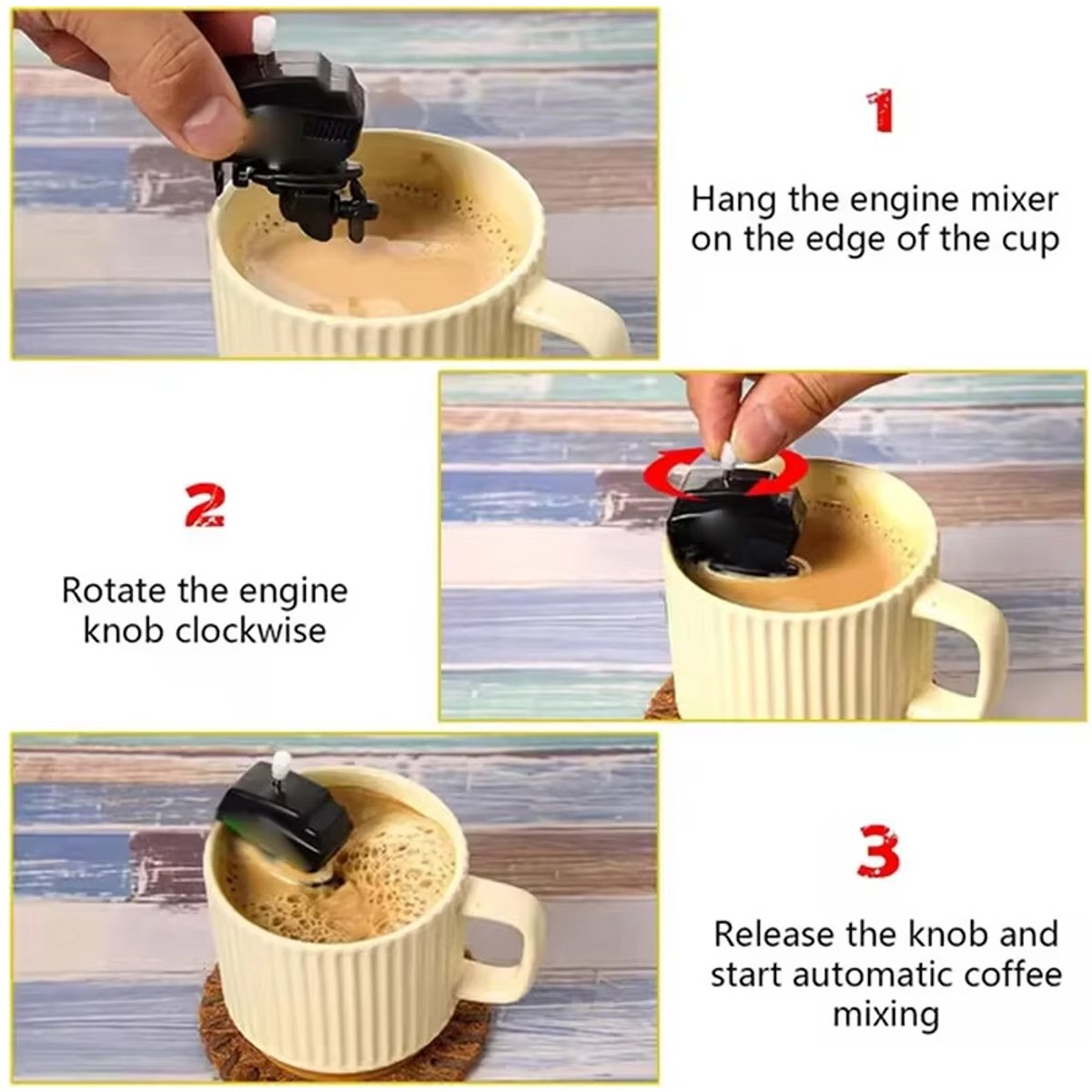 Boot Motor Koffie Roermachine - Afbeelding 6