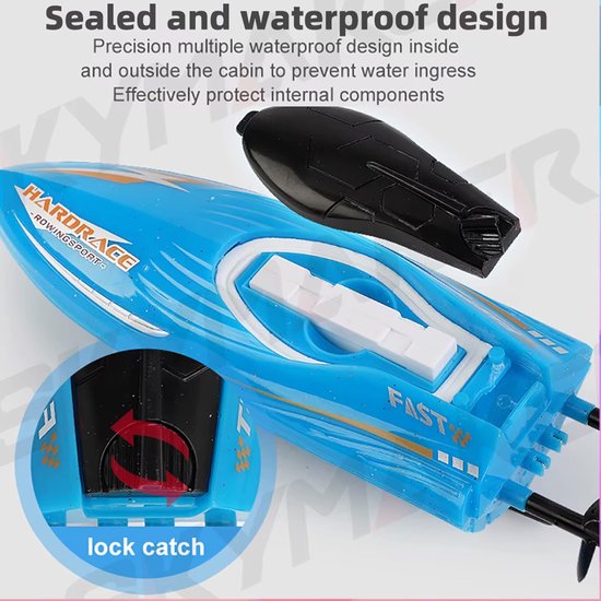 Afstandsbestuurbare Mini Speedboot - Afbeelding 3