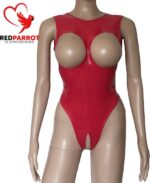 Open-crotch Jumpsuit Red Cherry