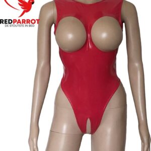 Open-crotch Jumpsuit Red Cherry