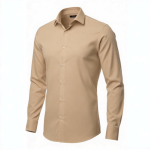 Regular fit Heren Blouse Beige