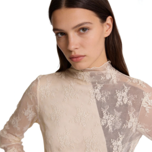 Doorschijnende Top Kant