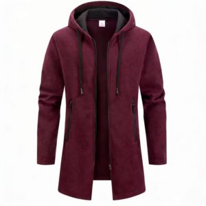 Lange designer vest met Rits Getailleerd