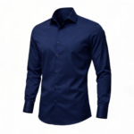 Regular fit Heren Blouse Donkerblauw