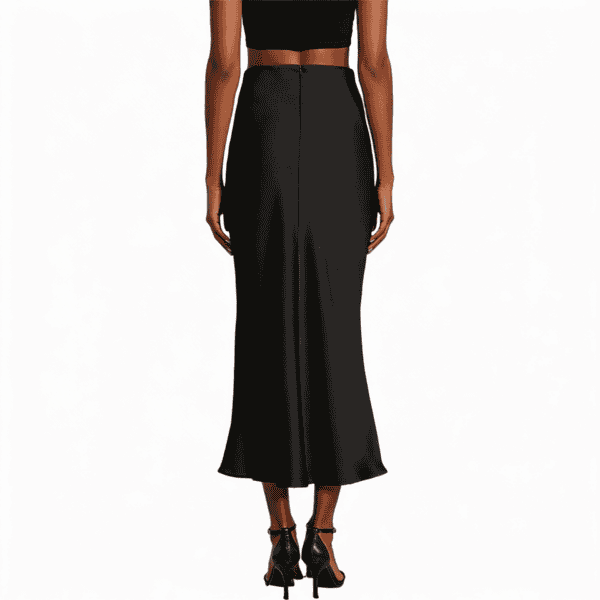 Elegante Lange Rok Zwart - Afbeelding 2