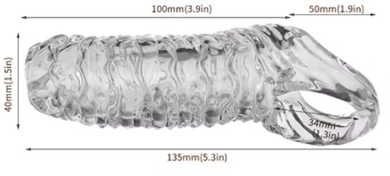 Transparante Penis Sleeve - Afbeelding 2