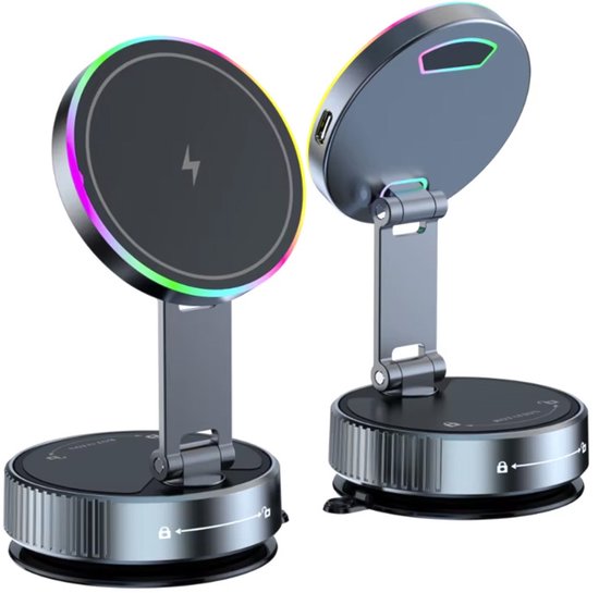 Vacuum Auto Telefoonhouder en Oplader - Afbeelding 3